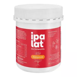 IPALAT Παστίλιες για το λαιμό μέλι ήπιες χωρίς μενθόλη, 400 τεμ