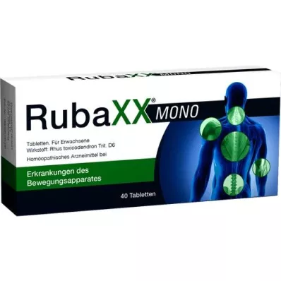 RUBAXX Mono δισκία, 40 τεμάχια