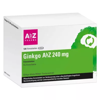 Ginkgo AbZ 240 mg επικαλυμμένα με λεπτό υμένιο δισκία, 120 τεμ