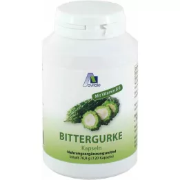 BITTERGURKE Κάψουλες με εκχύλισμα 500 mg 10:1, 120 τεμάχια