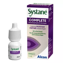 Systane Complete λιπαντικές οφθαλμικές σταγόνες, 5 ml