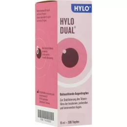 HYLO DUAL Οφθαλμικές σταγόνες, 10 ml