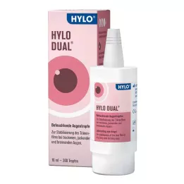 HYLO DUAL® οφθαλμικές σταγόνες, 10 ml