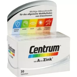 CENTRUM Δισκία Α-ψευδαργύρου, 30 κάψουλες