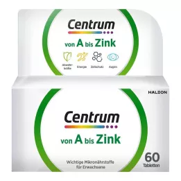 CENTRUM Δισκία Α-ψευδαργύρου, 60 κάψουλες