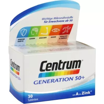 CENTRUM Generation 50+ δισκία, 30 κάψουλες