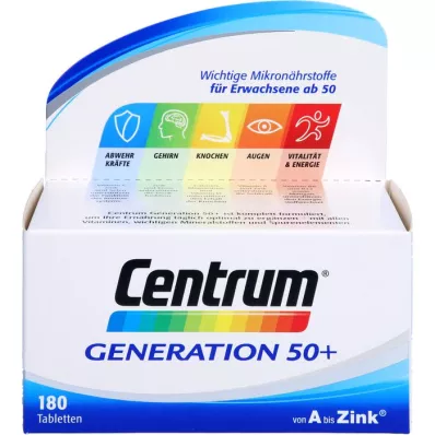 CENTRUM Generation 50+ δισκία, 180 κάψουλες