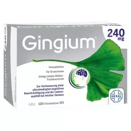 GINGIUM 240 mg επικαλυμμένα με λεπτό υμένιο δισκία, 120 τεμάχια