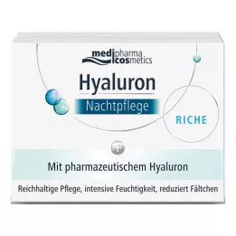 HYALURON NACHTPFLEGE πλούσια κρέμα σε βαζάκι, 50 ml