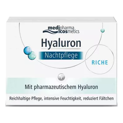 HYALURON NACHTPFLEGE πλούσια κρέμα σε βαζάκι, 50 ml