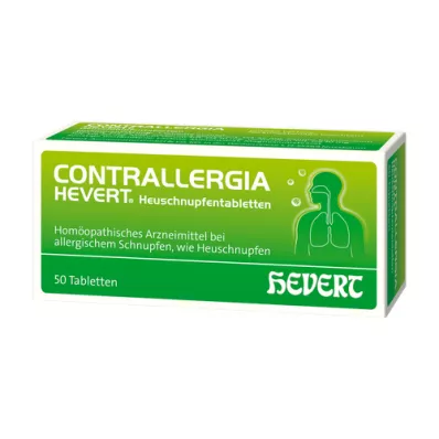 CONTRALLERGIA Hevert Hay Fever Tablets, 50 τεμάχια