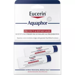 EUCERIN Aquaphor Protect &amp; Αλοιφή επιδιόρθωσης, 2X10 ml