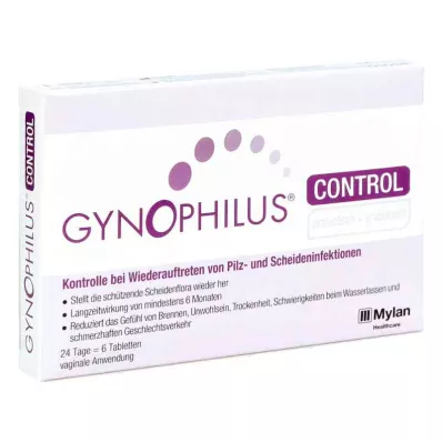 GYNOPHILUS CONTROL Κολπικά δισκία, 6 τεμ