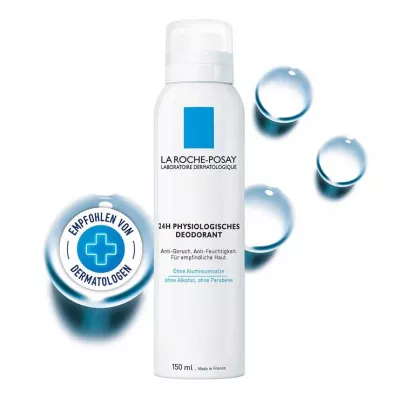 La Roche-Posay Αποσμητικό Σπρέι για Ευαίσθητο Δέρμα 48 ωρών, 150 ml