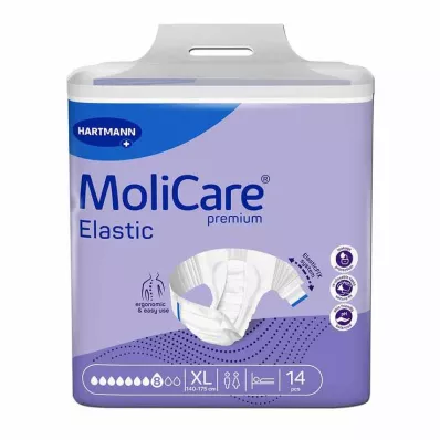 MoliCare® Premium Elastic Σλιπ 8 σταγόνες μέγεθος XL, 14 τμχ