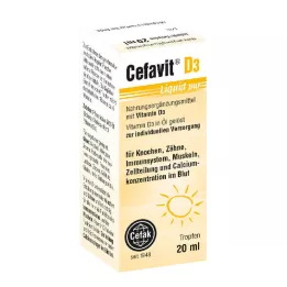 CEFAVIT D3 Υγρές καθαρές σταγόνες για χρήση από το στόμα, 20 ml