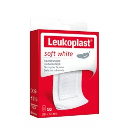 LEUKOPLAST λωρίδες μαλακού λευκού γύψου 38x72 mm, 10 τεμ