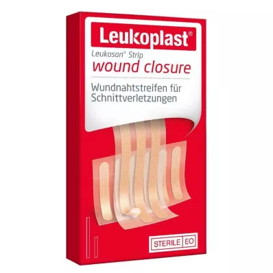 Leukoplast Leukosan Strip αποστειρωμένη 6x38 mm / 6x75 mm, 9 τεμ