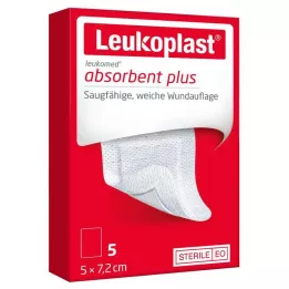 LEUKOPLAST Leukomed αποστειρωμένος επίδεσμος τραύματος 5x7,2 cm, 5 τεμάχια