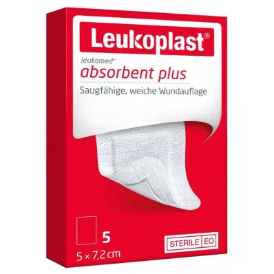 Leukoplast Leukomed αποστειρωμένος επίδεσμος τραυμάτων 5x7,2 cm, 5 τεμ