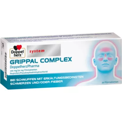 GRIPPAL COMPLEX DoppelherzPharma 200 mg/30 mg FTA, 20 τεμάχια