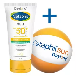 CETAPHIL Sun Daylong SPF 50+ sens.gel-fluid προσώπου, 50 ml