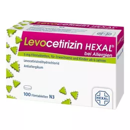 Levocetirizine Hexal για αλλεργίες 5 mg επικαλυμμένα με λεπτό υμένιο δισκία, 100 τεμ