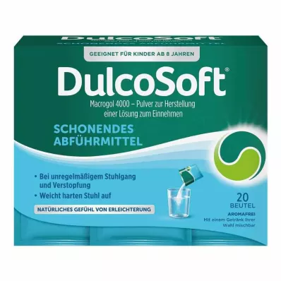 DulcoSoft® σε σκόνη καθαρτικό για τη δυσκοιλιότητα, 20Χ10 γρ