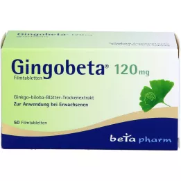 GINGOBETA 120 mg επικαλυμμένα με λεπτό υμένιο δισκία, 50 τεμάχια