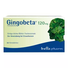 GINGOBETA 120 mg επικαλυμμένα με λεπτό υμένιο δισκία, 50 τεμάχια