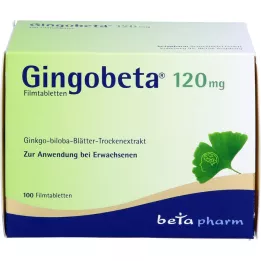 GINGOBETA 120 mg επικαλυμμένα με λεπτό υμένιο δισκία, 100 τεμάχια