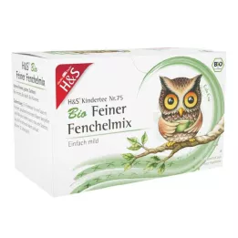 H&amp;S Βιολογικό βρεφικό και παιδικό τσάι Fine Fennel Mix, 20X1.5 g