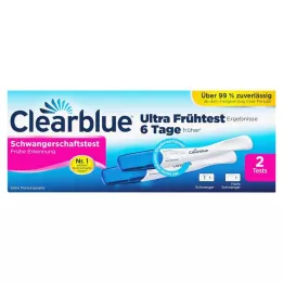 Clearblue τεστ εγκυμοσύνης έγκαιρης ανίχνευσης, 2 τεμ