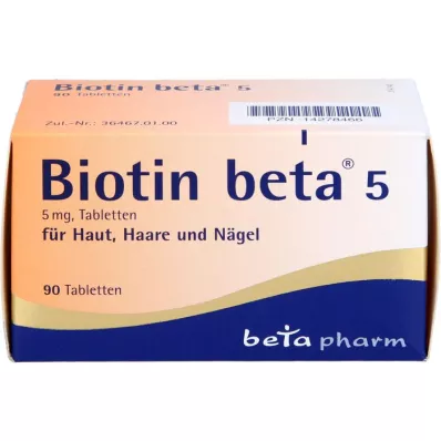 BIOTIN BETA 5 δισκία, 90 τεμάχια