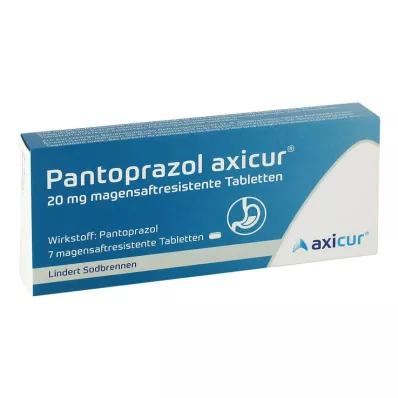 Pantoprazole axicur® δισκία 20 mg, 7 τεμ