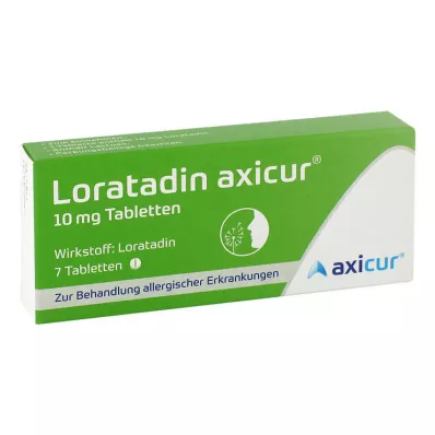 Loratadine axicur® δισκία 10 mg, 7 τεμ