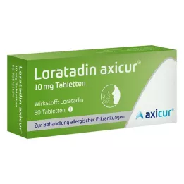 Loratadine axicur® δισκία 10 mg, 50 τεμ