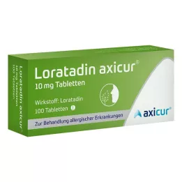 Loratadine axicur 10 mg δισκία, 100 τεμ