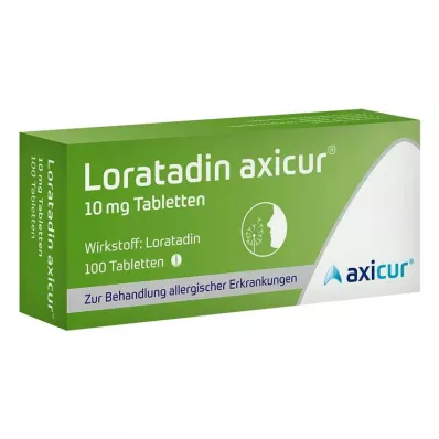 Loratadine axicur 10 mg δισκία, 100 τεμ
