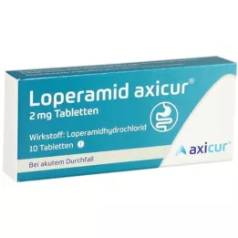 LOPERAMID δισκία axicur 2 mg, 10 τεμάχια