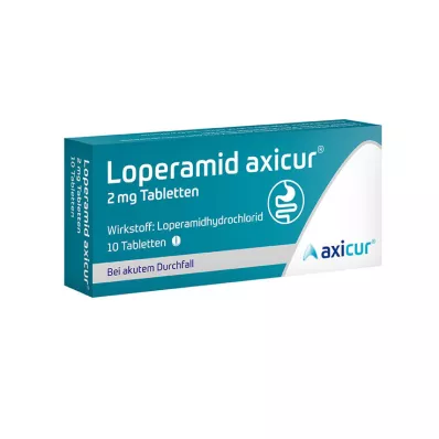 Loperamide axicur® δισκία 2 mg, 10 τεμ