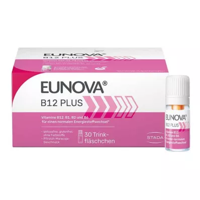 Eunova B12 Plus πόσιμο διάλυμα, 30X8 ml