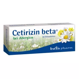 CETIRIZIN δισκία βήτα επικαλυμμένα με λεπτό υμένιο, 30 τεμάχια