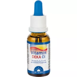 VITAMIN DEKA Σταγόνες ελαίου Dr Jacobs, 20 ml