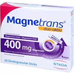 MAGNETRANS duo-aktiv 400 mg sticks, 20 τεμάχια