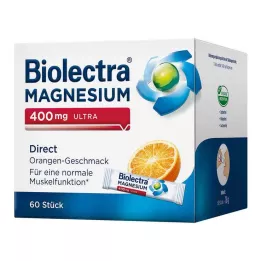 BIOLECTRA Μαγνήσιο 400 mg ultra Direct Orange, 60 κάψουλες