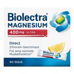 BIOLECTRA Μαγνήσιο 400 mg ultra Direct Lemon, 60 κάψουλες
