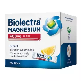 BIOLECTRA Μαγνήσιο 400 mg ultra Direct Lemon, 60 κάψουλες
