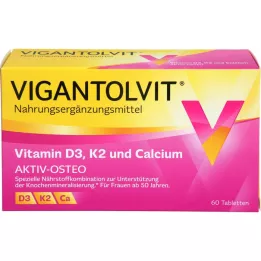 VIGANTOLVIT Vitamin D3 K2 Calcium Film-coated Tablets, 60 κάψουλες