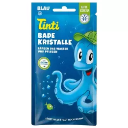 TINTI Κρύσταλλοι λουτρού μπλε, 60 g